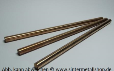 Beryllium-Kupfer C 17300 Rundstab ø 14 x 500 mm