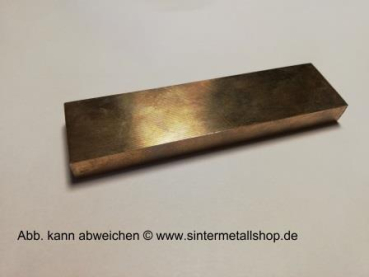 Beryllium-Kupfer C17200 Rechteckstab 11±0,2 x 51±0,3 x 150 mm