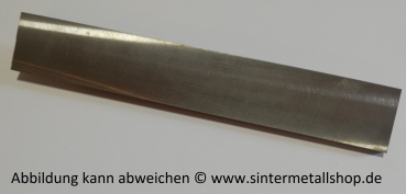 Schwermetall Rechteckstab 5±0,1 x 30±0,2 x 90+2 mm