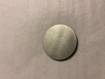 Wolfram-Ronde ø 52±0,3 x 4±0,1 mm