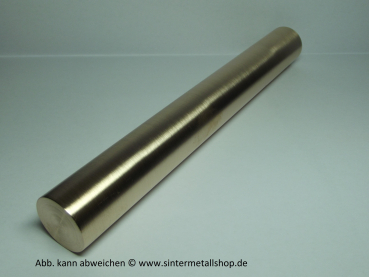 Beryllium-Kupfer C 17200 Rundstab ø 25 x 280 mm