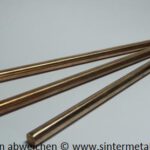 Beryllium-Kupfer CuBe2 (C17200) Rundstab ø 4 x 450 mm