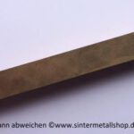 Beryllium-Kupfer CuBe2 (C17200) Vierkantstab 30 x 30 x 300 mm