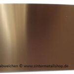 Beryllium-Kupfer Blech (C17200) 2 x 200 x 1000 mm