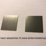 Wolfram Platte OF roh 0,5±0,1 x 50+1 x 50+1 mm