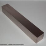 Wolfram-Kupfer Legierung WCu 80/20 Vierkantstab 30 x 30 x 200 mm