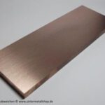 Wolfram-Kupfer Legierung 70/30 Rechteckstab 3 x 8 x 200 mm