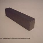 Wolfram-Kupfer Legierung WCu 60/40 Rechteckstab 10±0,2 x 15±0,2 x 300 mm