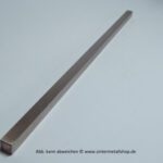 Wolfram Vierkantstab 4±0,1 x 4±0,1 x 300 mm